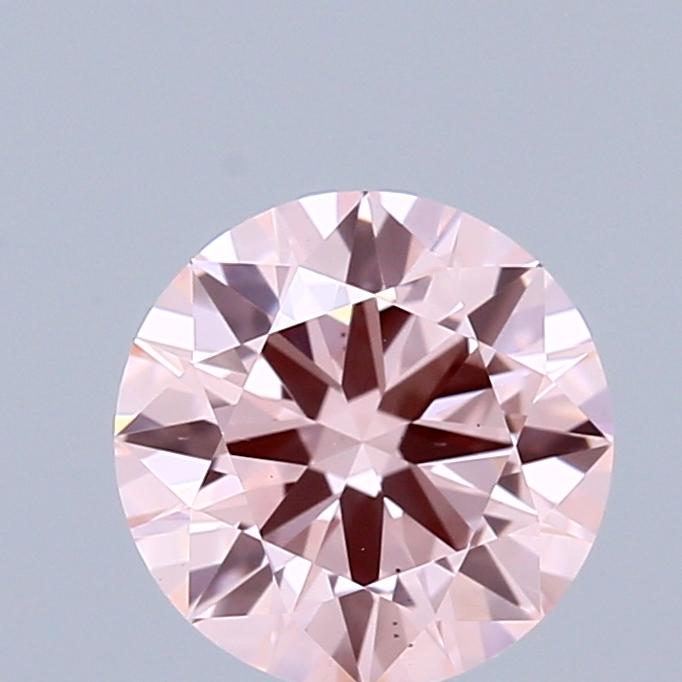 0.91 Ct. Fancy Pink Round Lab Grown Diamond