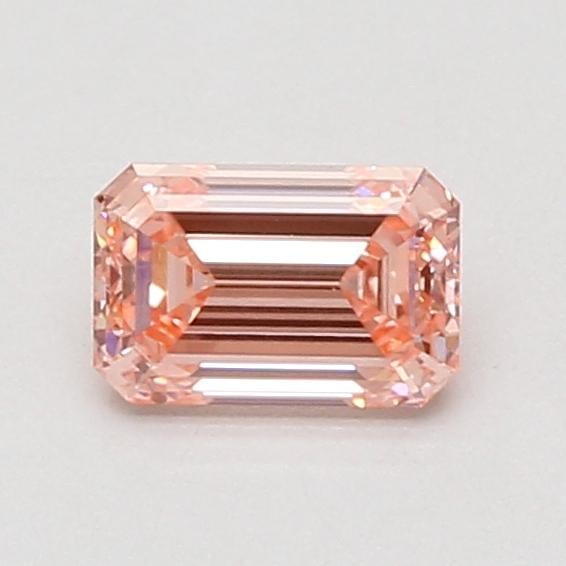 0.80 Ct. Fancy Vivid Pink Emerald Lab Grown Diamond