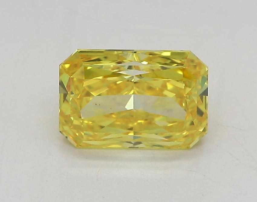 1.60 Ct. Fancy  Vivid Yellow Radiant Lab Grown Diamond