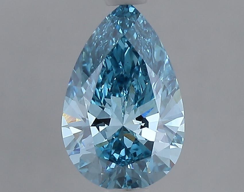 1.05 Ct. Fancy Vivid Blue Pear Lab Grown Diamond