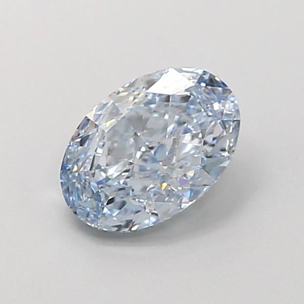 1.01 Ct. Fancy Intense Blue Oval Lab Grown Diamond