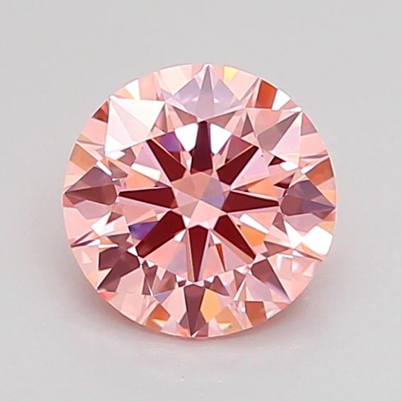 1.00 Ct. Fancy Intense Pink Round Lab Grown Diamond