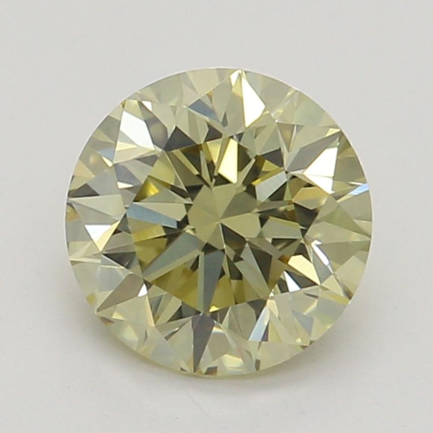 0.57 Ct. Fancy Light Brownish Yellow Round Diamond