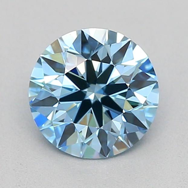 0.50 Ct. Fancy Vivid  Blue Round Lab Grown Diamond