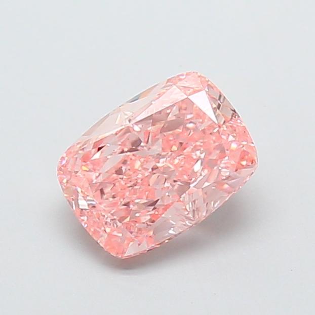 1.80 Ct. Fancy Vivid Pink Cushion Lab Grown Diamond