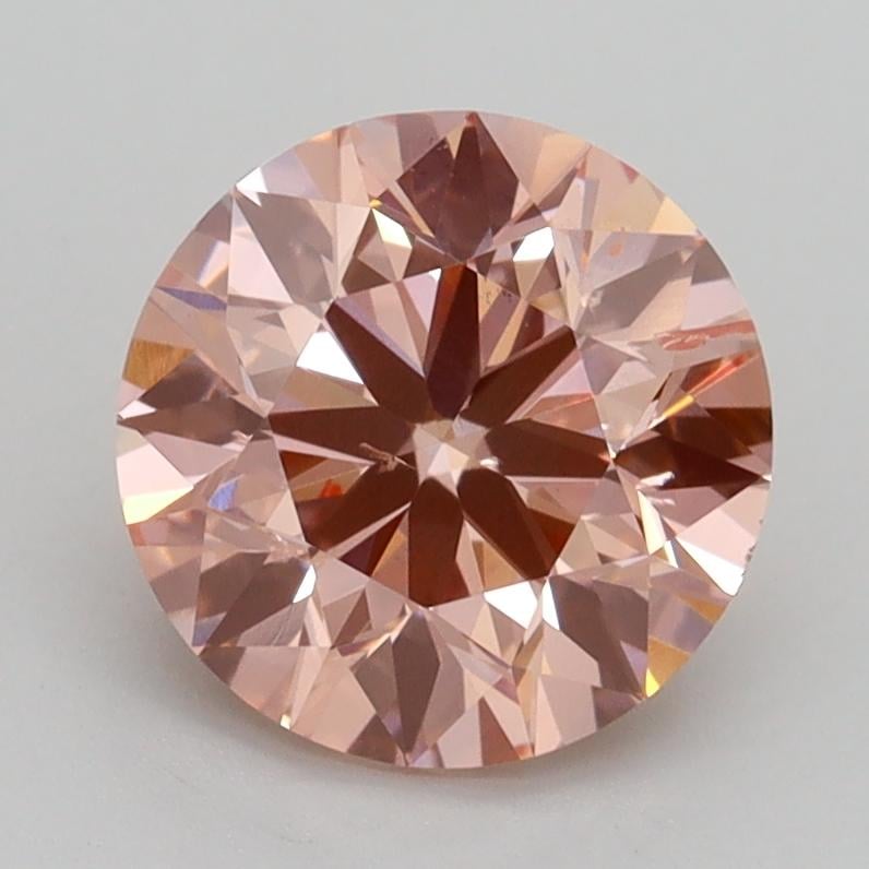 2.00 Ct. Fancy Intense Pink Round Lab Grown Diamond