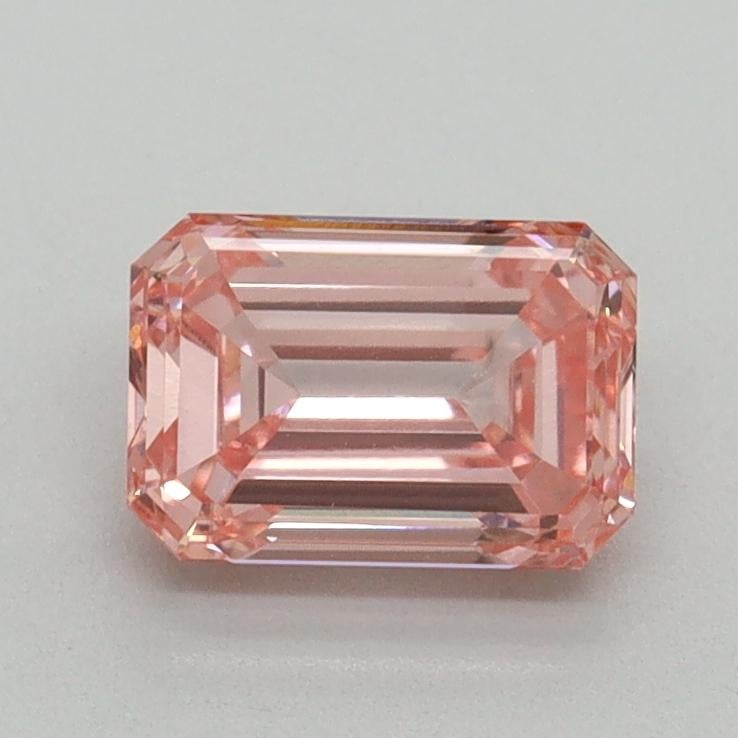 1.06 Ct. Fancy Vivid Pink Emerald Lab Grown Diamond