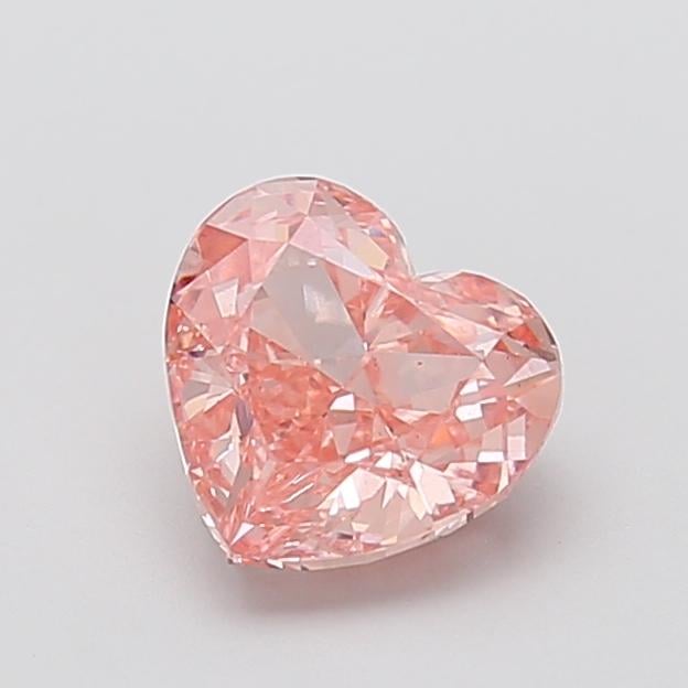 2.03 Ct. Fancy Vivid  Pink Heart Lab Grown Diamond