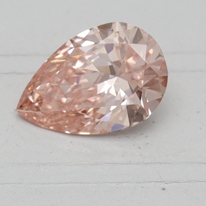 0.5 Ct. Fancy Intense Pink Pear Lab Created Diamond