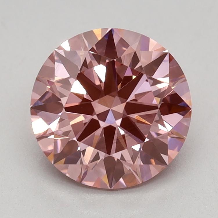 1.05 Ct. Fancy Vivid Pink Round Lab Grown Diamond