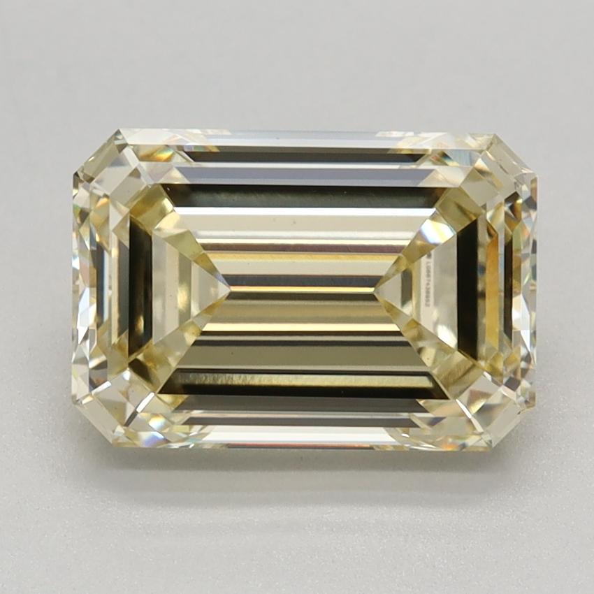 2.15 Ct. Fancy Light Yellow Emerald Lab Grown Diamond