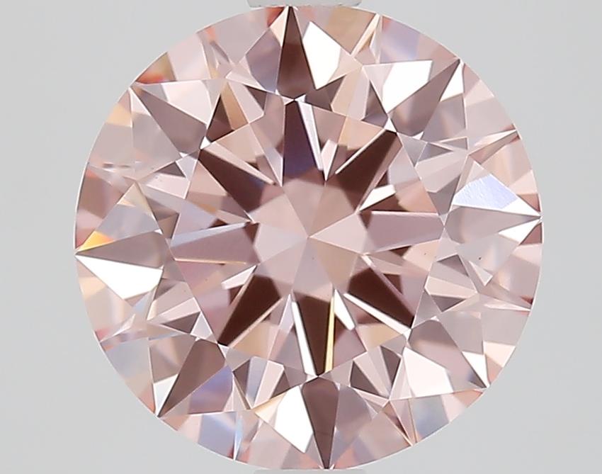 2.21 Ct. Fancy Intense Pink Round Lab Grown Diamond