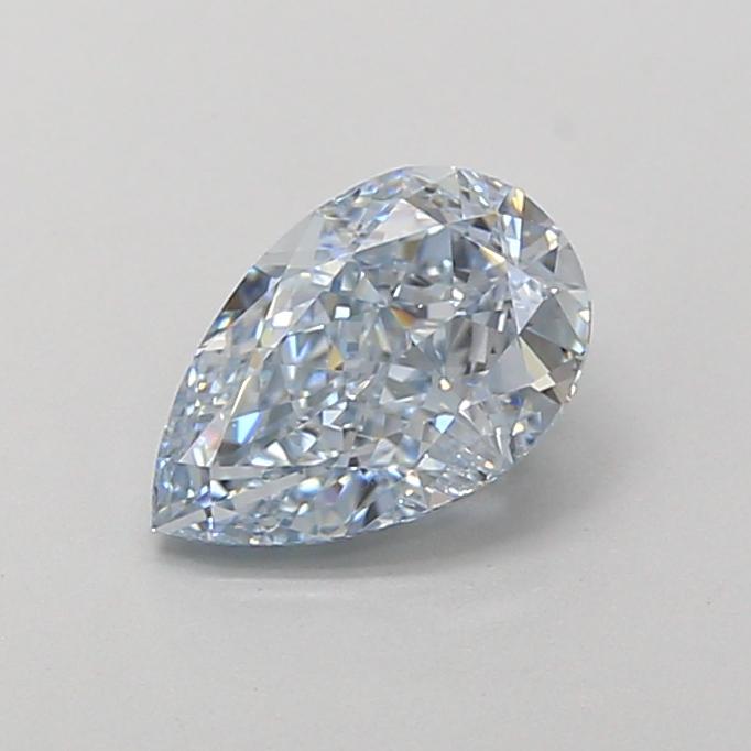 1.28 Ct. Fancy Intense Blue Pear Lab Grown Diamond