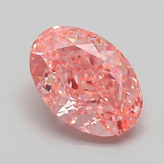 1.09 Ct. Fancy Vivid Pink Oval Lab Grown Diamond