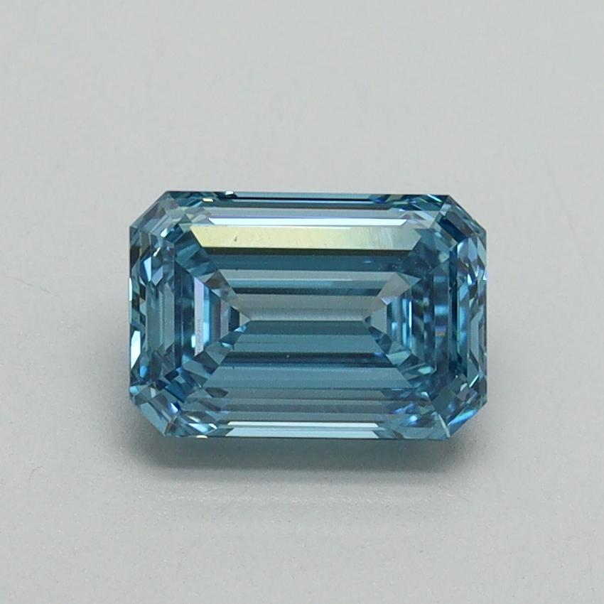 1.04 Ct. Fancy Vivid Blue Emerald Lab Grown Diamond