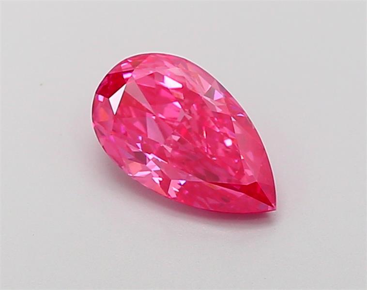 1.06 Ct. Fancy Vivid  Pink Pear Lab Grown Diamond