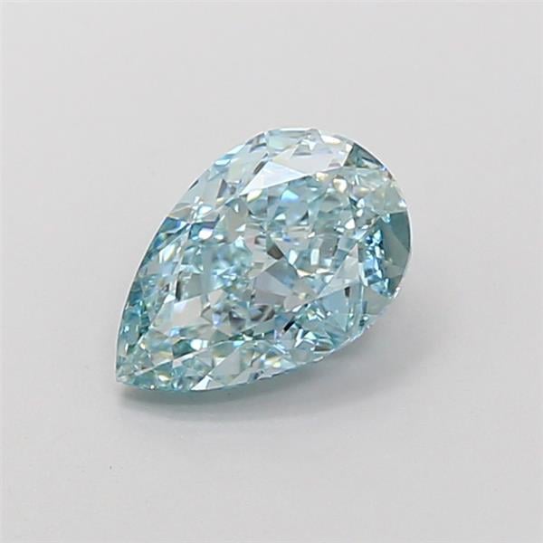 1.59 Ct. Fancy Vivid  Blue Pear Lab Grown Diamond