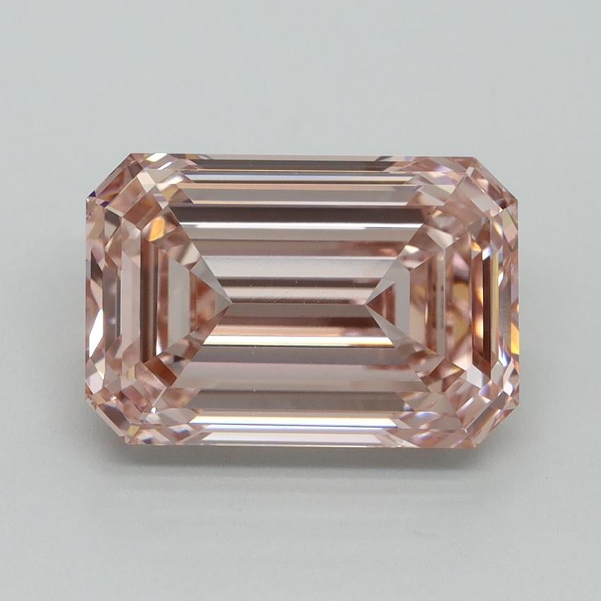 5.02 Ct. Fancy Intense Pink Emerald Lab Grown Diamond