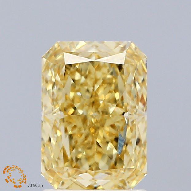 1.69 Ct. Fancy Intense Yellow Radiant Lab Grown Diamond