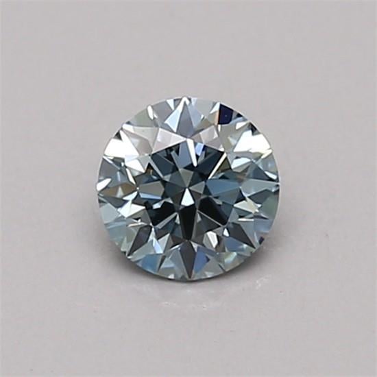 0.31 Ct. Fancy Intense Blue Round Lab Grown Diamond