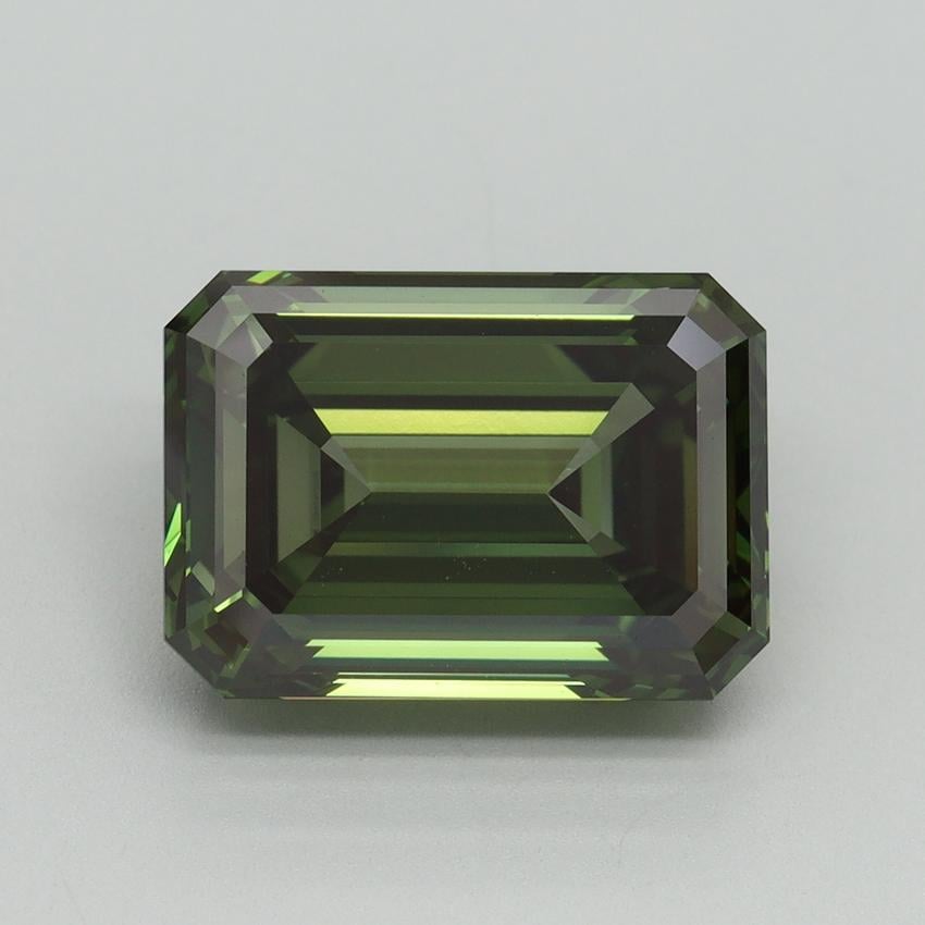 6.36 Ct. Fancy Vivid Green Emerald Lab Grown Diamond
