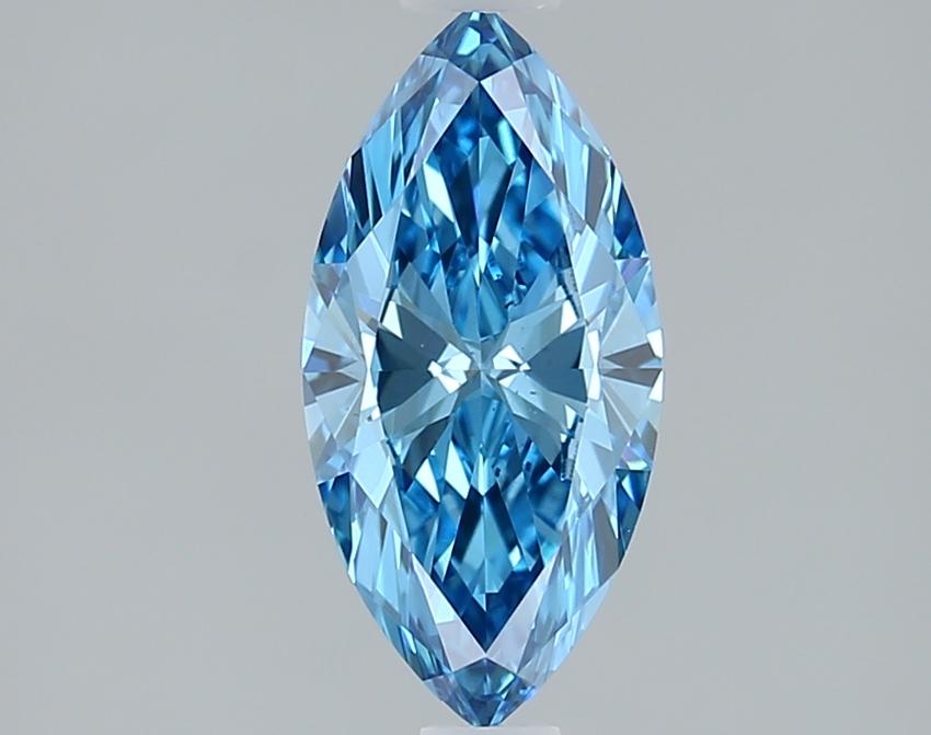 1.03 Ct. Fancy Vivid Blue Marquise Lab Grown Diamond