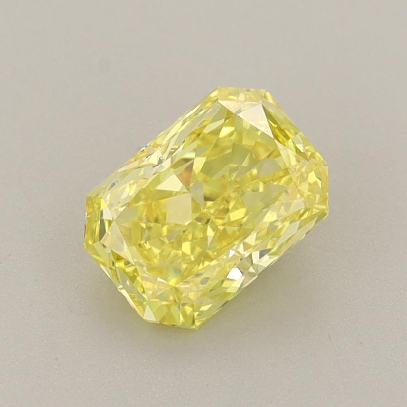 1.06 Ct. Fancy Vivid  Yellow Radiant Lab Grown Diamond