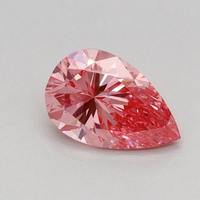 0.38 Ct. Fancy Vivid Pink Pear Lab Grown Diamond