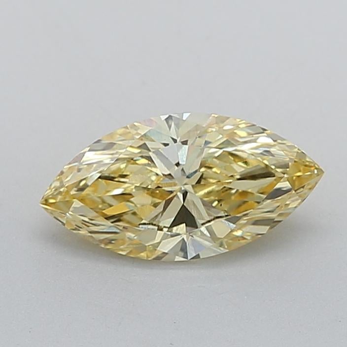 1.10 Ct. Fancy Vivid  Yellow Marquise Lab Grown Diamond