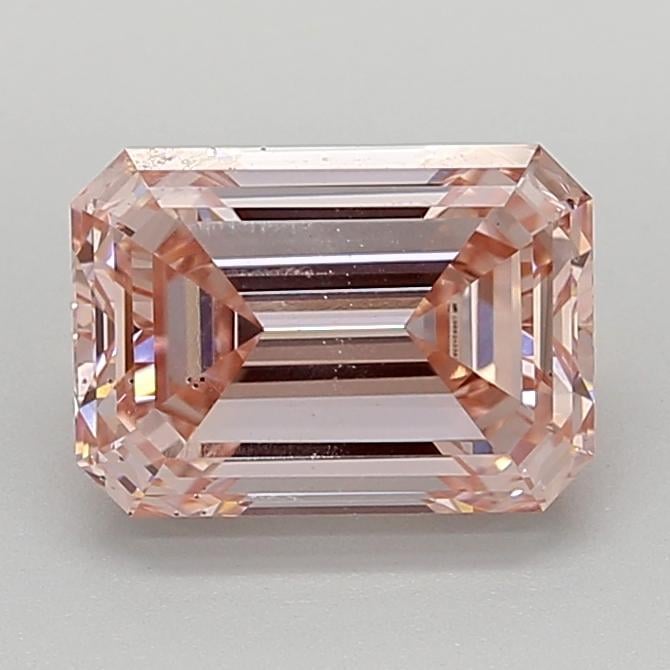 3.04 Ct. Fancy Intense  Pink Emerald Lab Grown Diamond