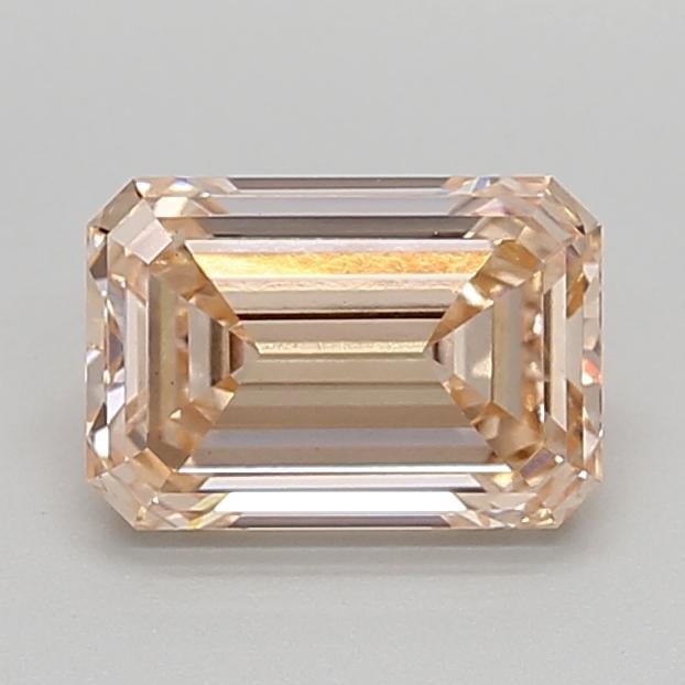 2.03 Ct. Fancy Intense Brownish Orange Emerald Lab Grown Diamond