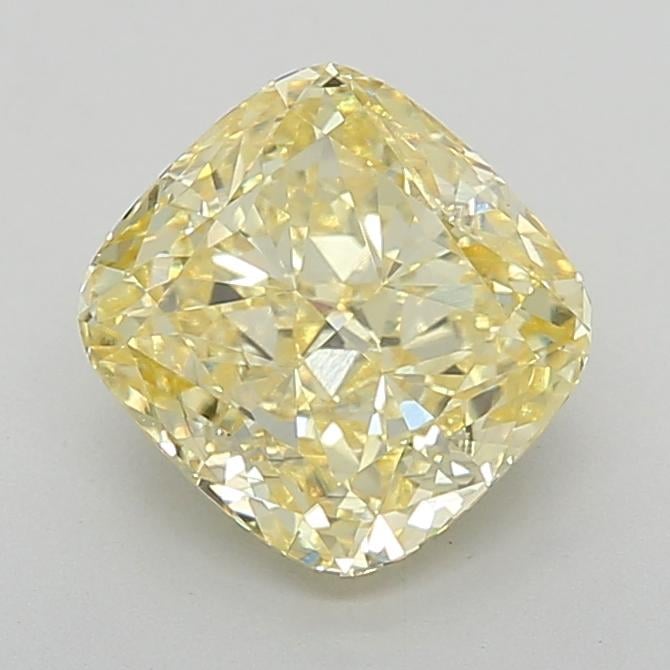 1.85 Ct. Fancy Intense  Yellow Cushion Lab Grown Diamond