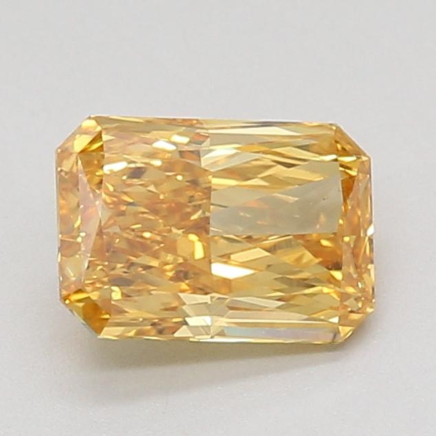 1.55 Ct. Fancy Vivid Yellow Radiant Lab Grown Diamond