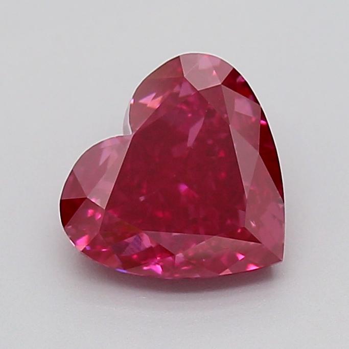 1.54 Ct. Fancy Vivid  Pink Heart Lab Grown Diamond