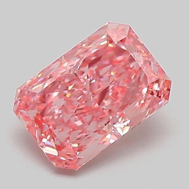 1.05 Ct. Fancy Vivid Pink Radiant Lab Grown Diamond