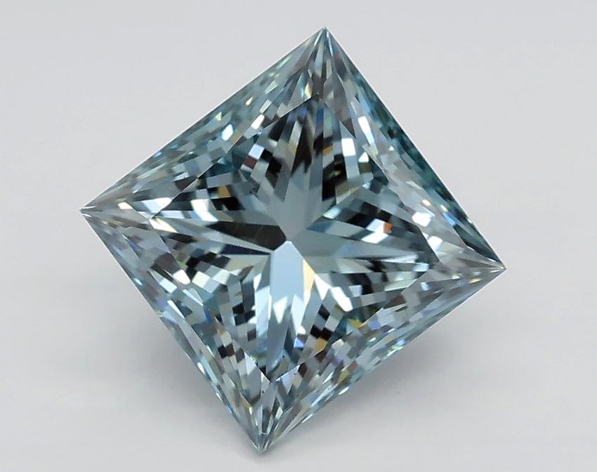 2.02 Ct. Fancy Blue Princess Lab Grown Diamond