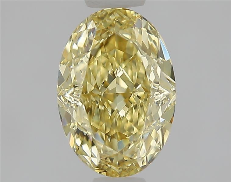 1.07 Ct. Fancy Yellow Oval Lab Grown Diamond