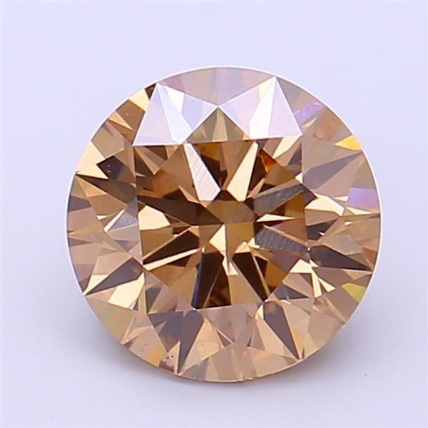 2.05 Ct. Fancy Brown Round Lab Grown Diamond