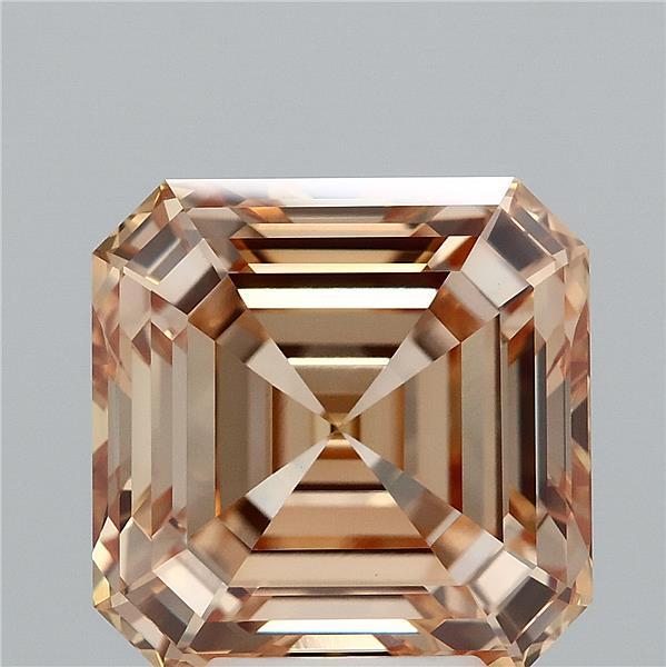 5.08 Ct. Fancy Yellow Asscher Lab Grown Diamond
