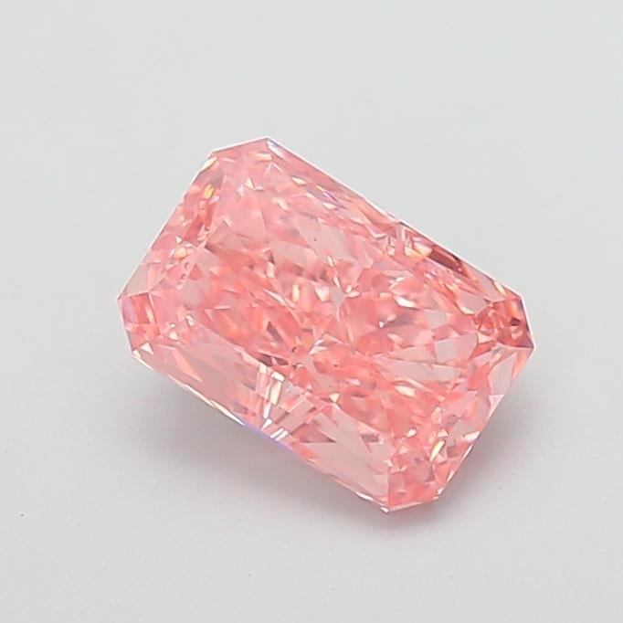 3.04 Ct. Fancy Pink Radiant Lab Grown Diamond