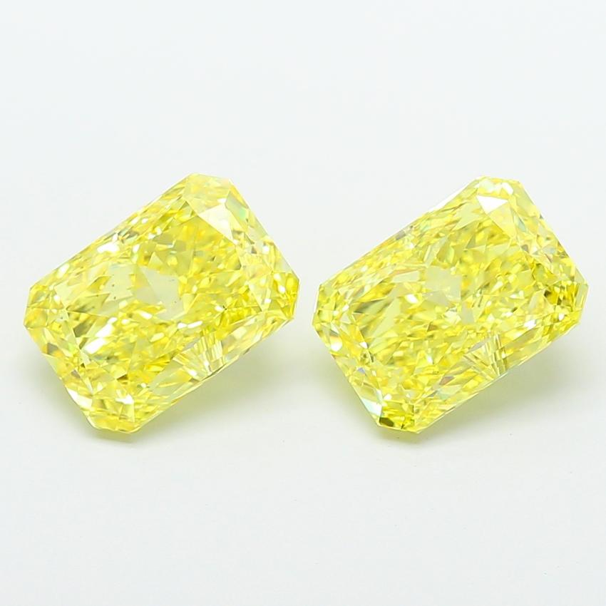 4.03 Ct. Fancy Yellow Radiant Lab Grown Diamond