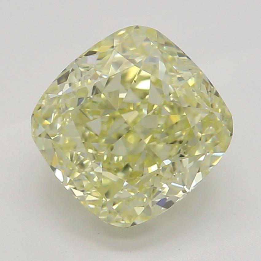 1.11 Ct. Fancy Light Yellow Cushion Diamond