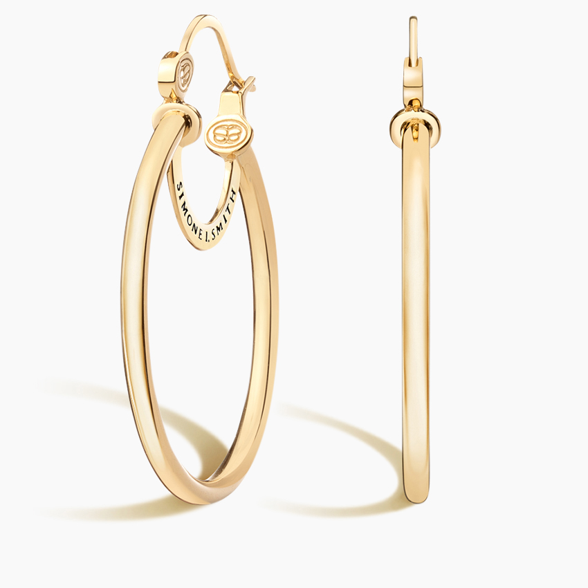 Simone smith deals large hoop earrings