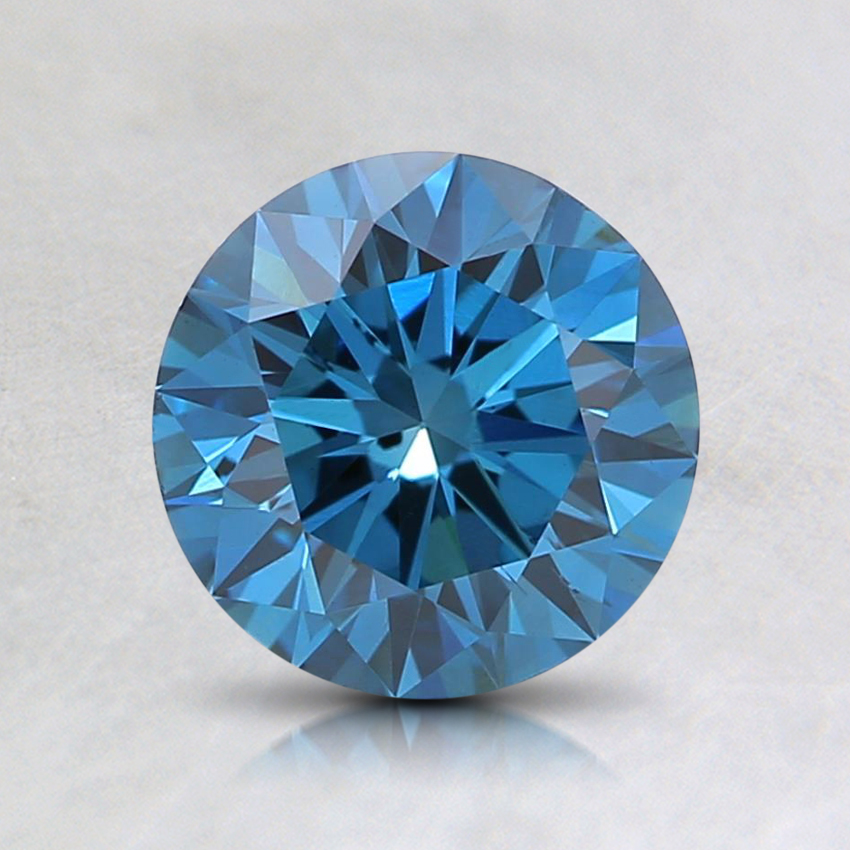 1.06 Ct. Fancy Deep Blue Round Lab Grown Diamond