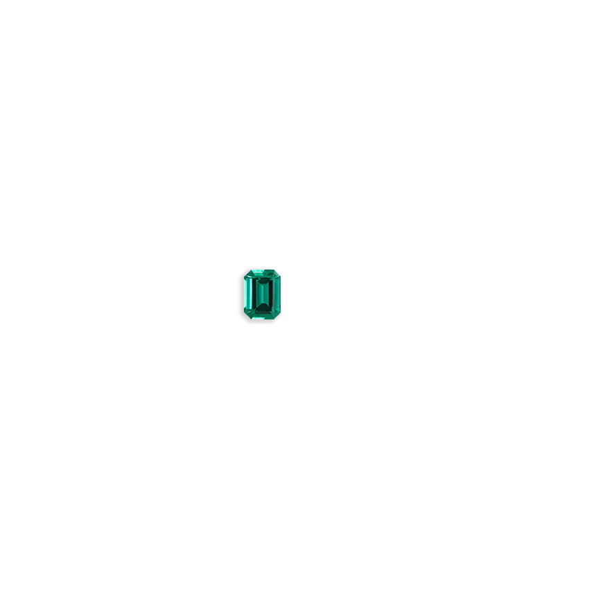 7x5mm Lab Grown Emerald