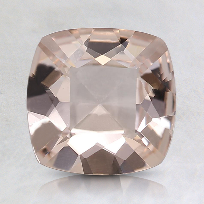 7.4x7.5mm Peach Cushion Morganite
