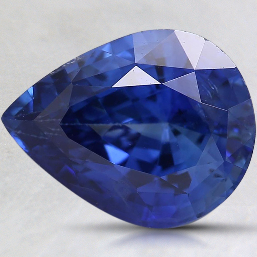 10.1x7.9mm Premium Blue Pear Sapphire