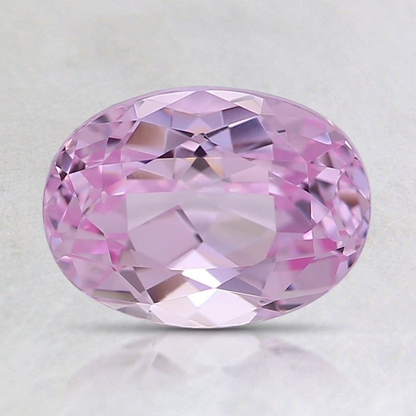 8x6mm Light Pink Oval Lab Created Sapphire