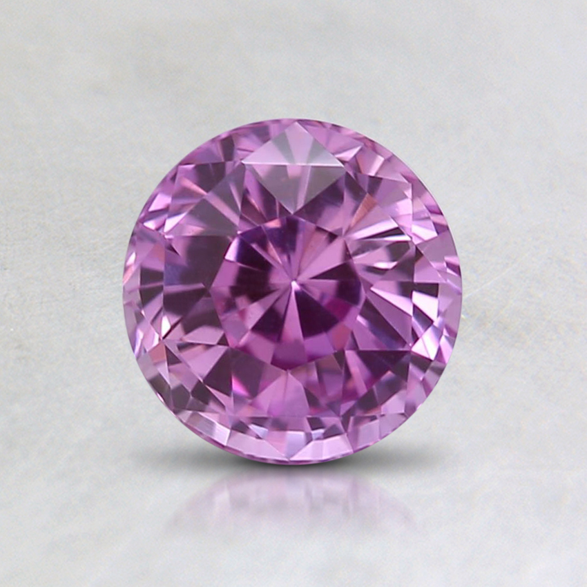 6mm Unheated Pink Round Sapphire