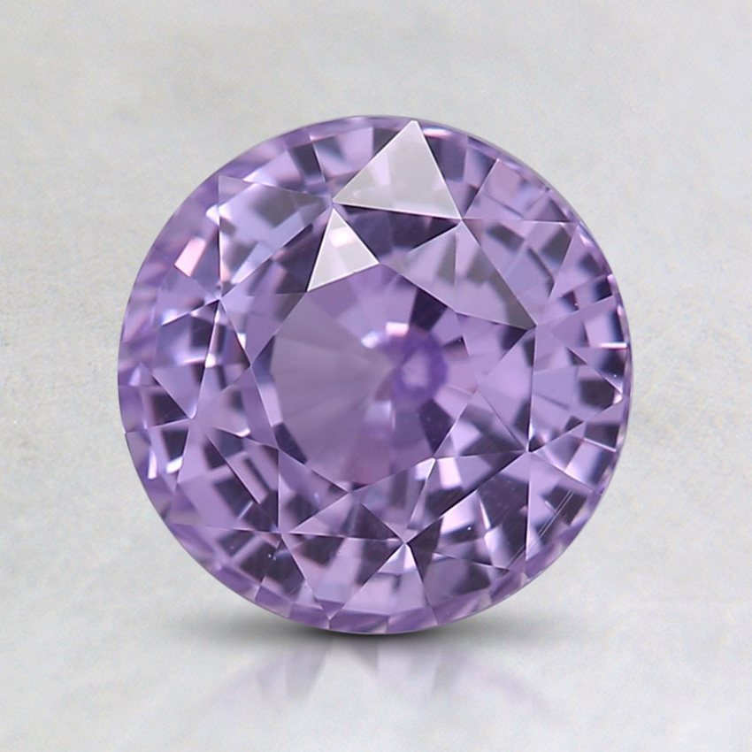 6.8mm Unheated Purple Round Sapphire